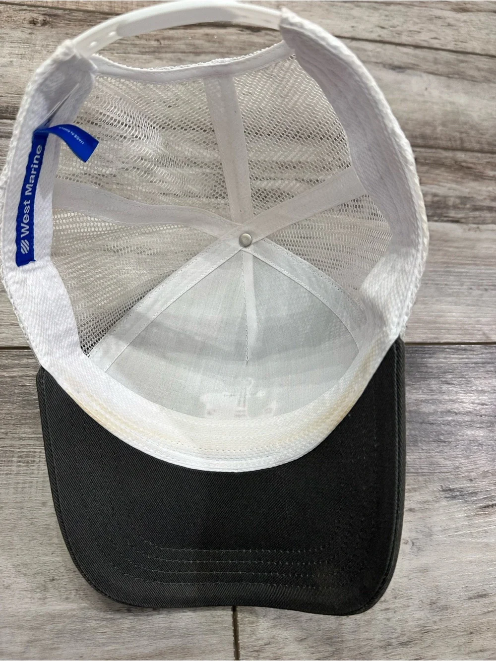 Men's Gray Anchor Trucker Cap - Unbranded